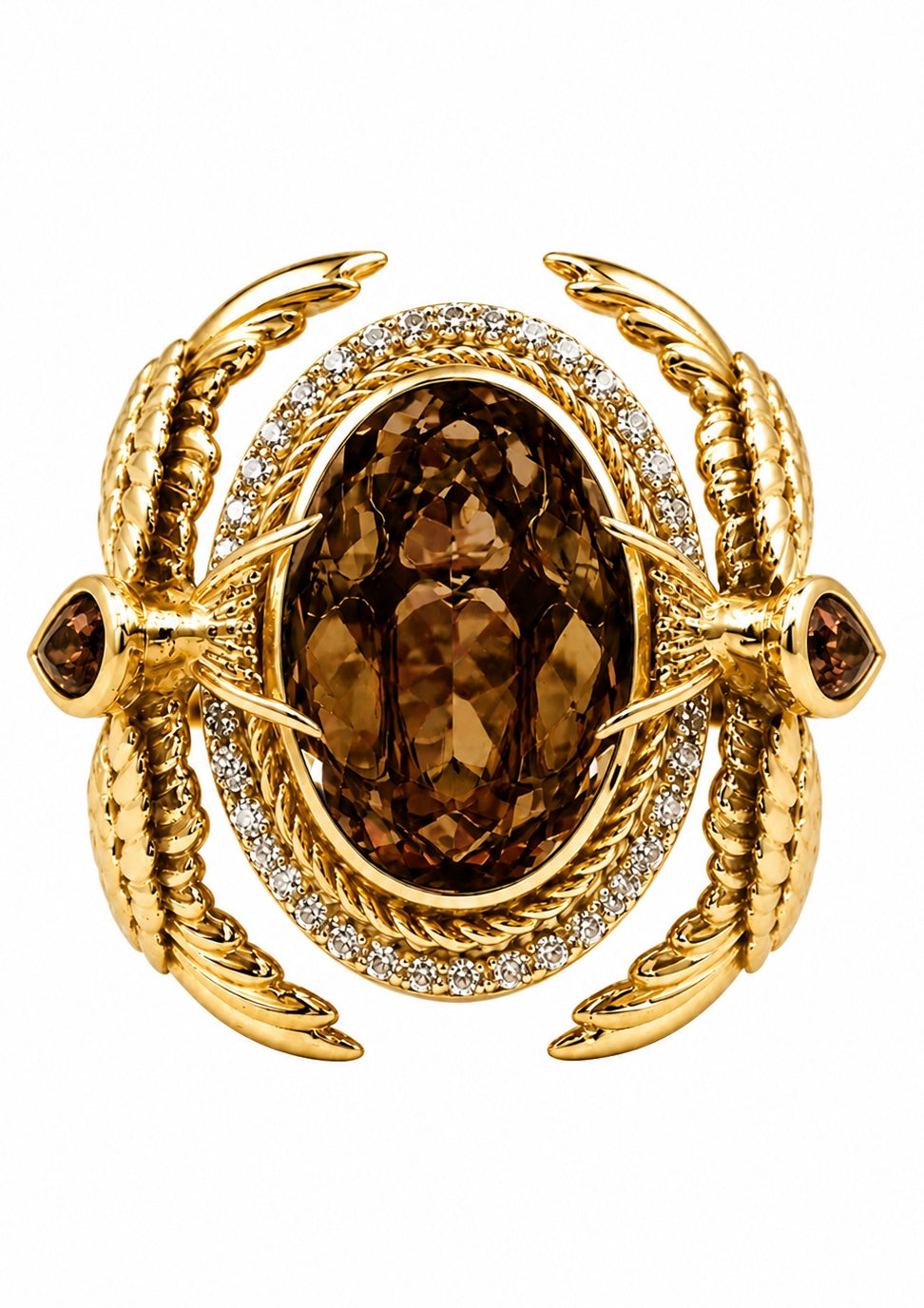 Lost at Sea Gemstone Cocktail Ring - Single Gold