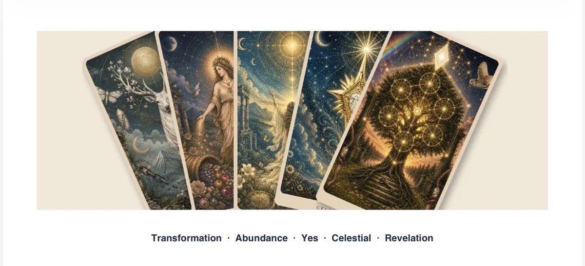 The Illustrated Oracle 77 Physical Card Deck | The Illustrated Jeweller