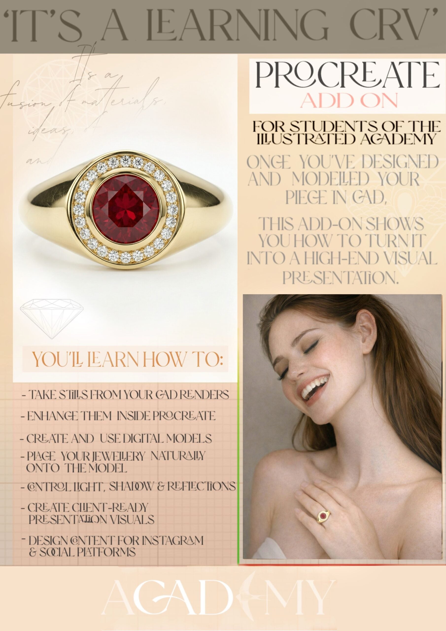 AI Jewellery Visualisation Workshop | Illustrated Academy Brighton