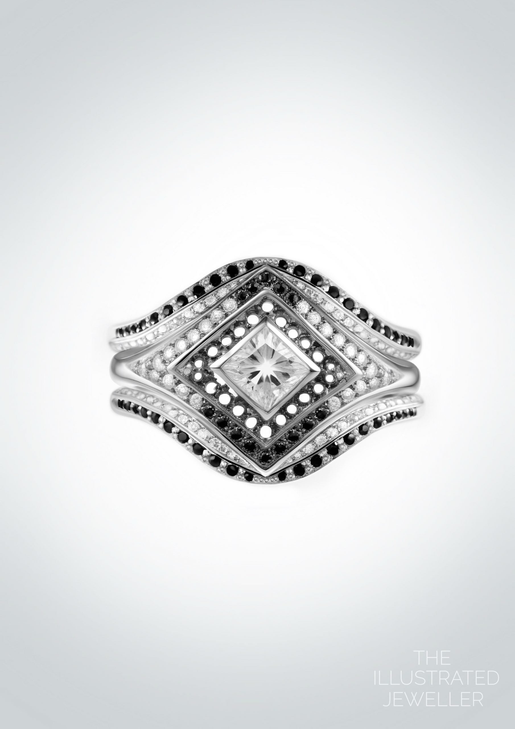 STARSEED diamond bridal set white gold