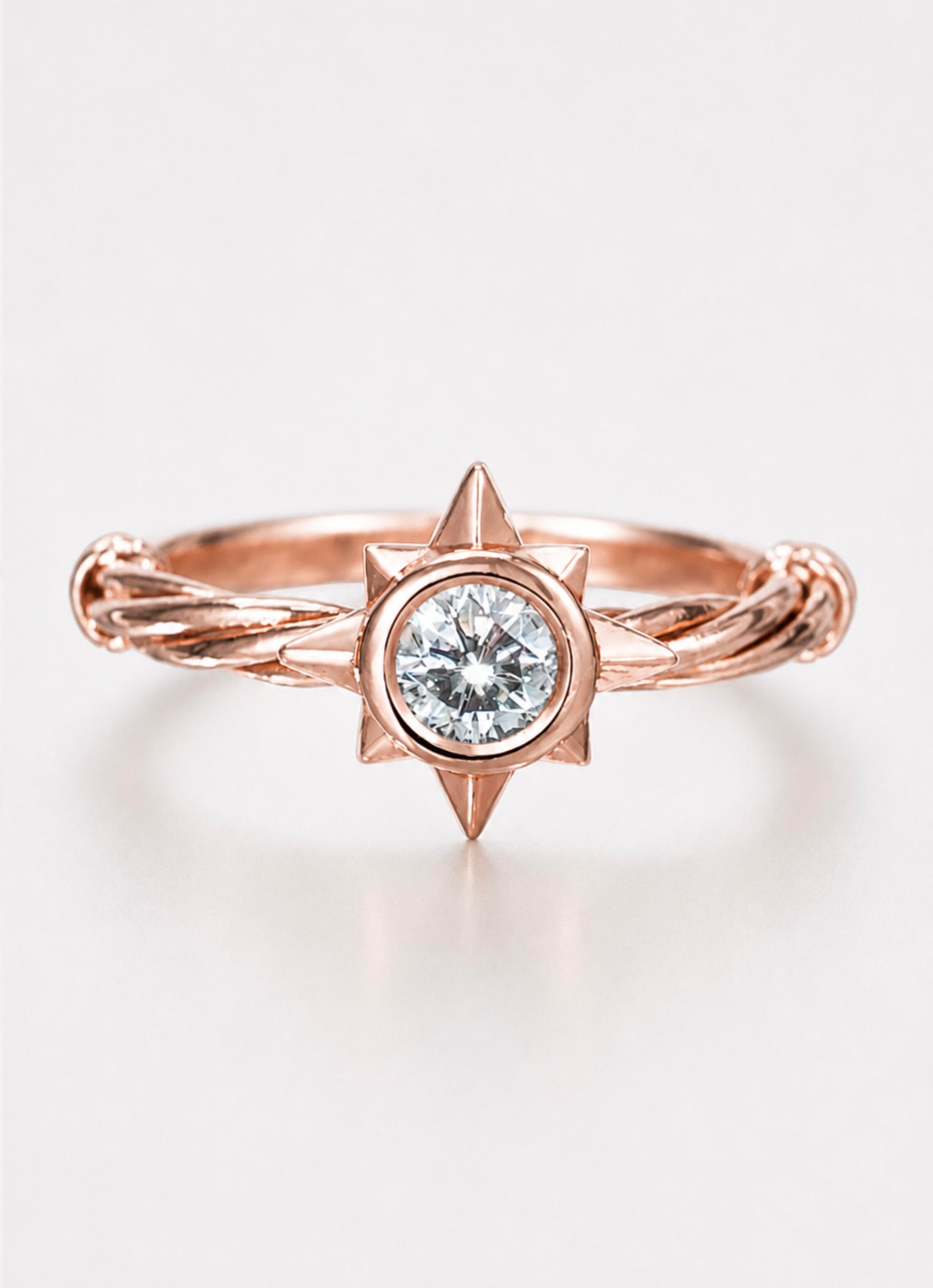 Nautical Star Diamond Ring