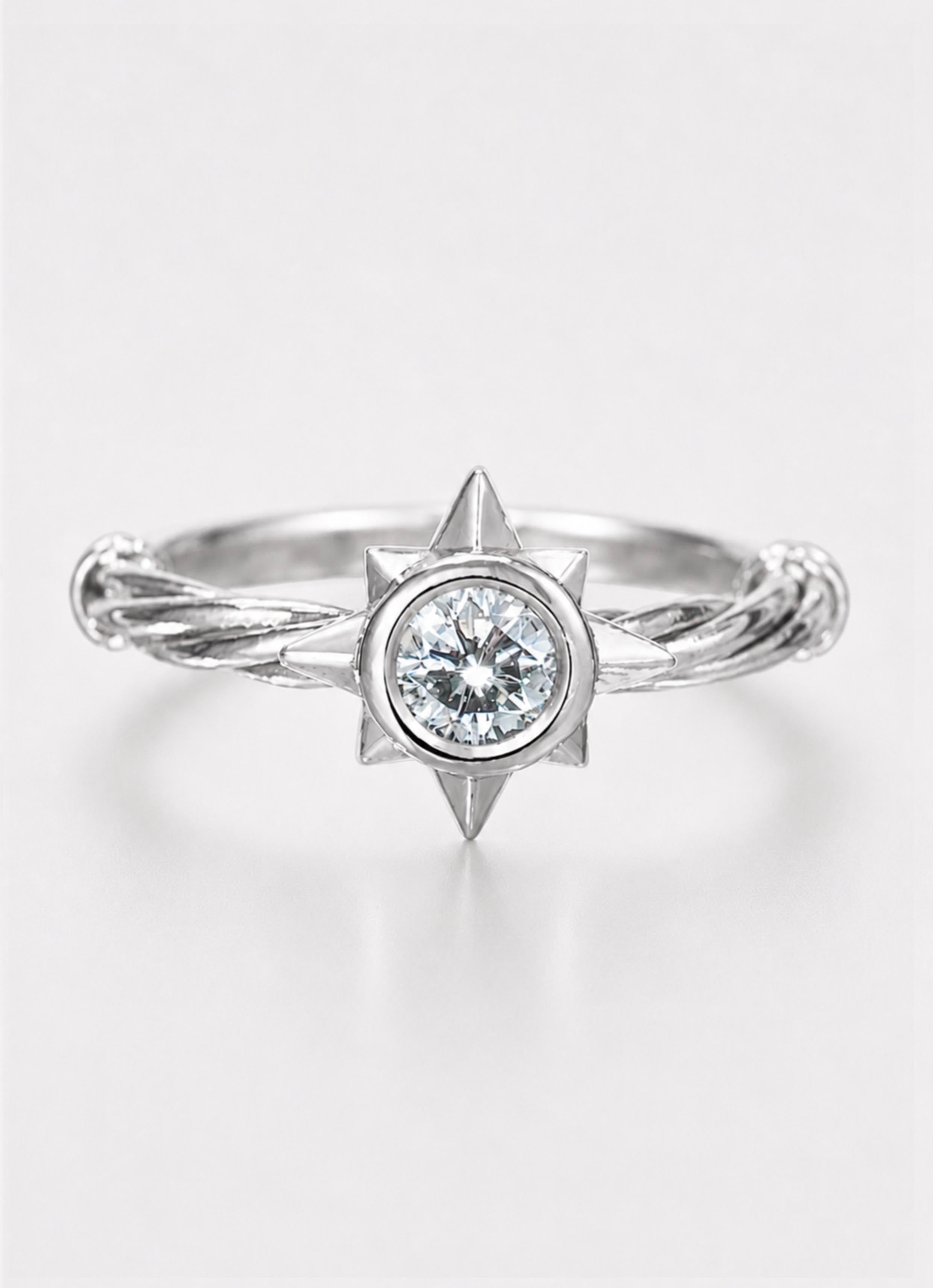 Nautical Star Diamond Ring