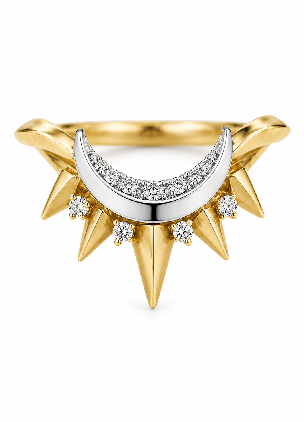 Moon & Stars Diamond Ring