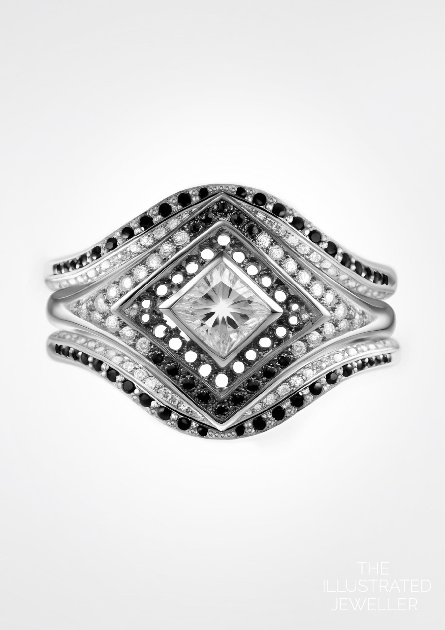 STARSEED diamond bridal set white gold