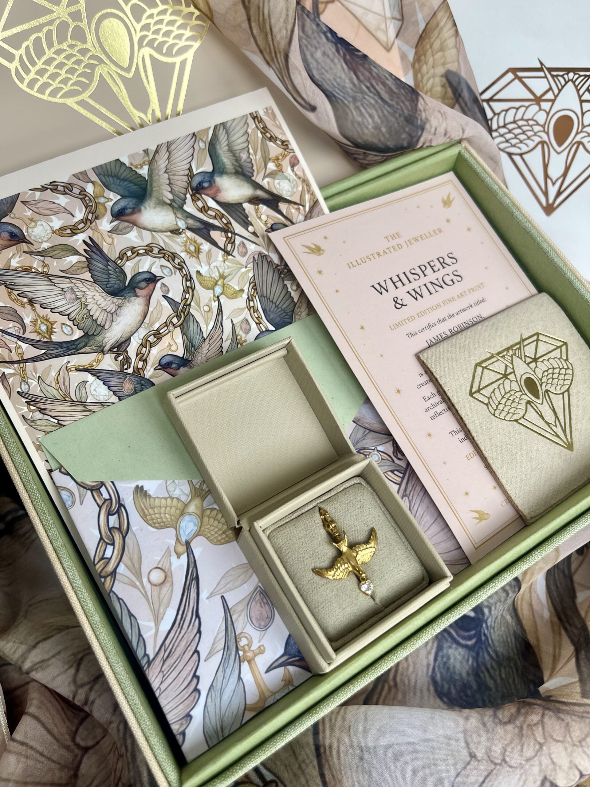 Blush Sage luxe gift set Box (A4) “STUDIO EDITION”