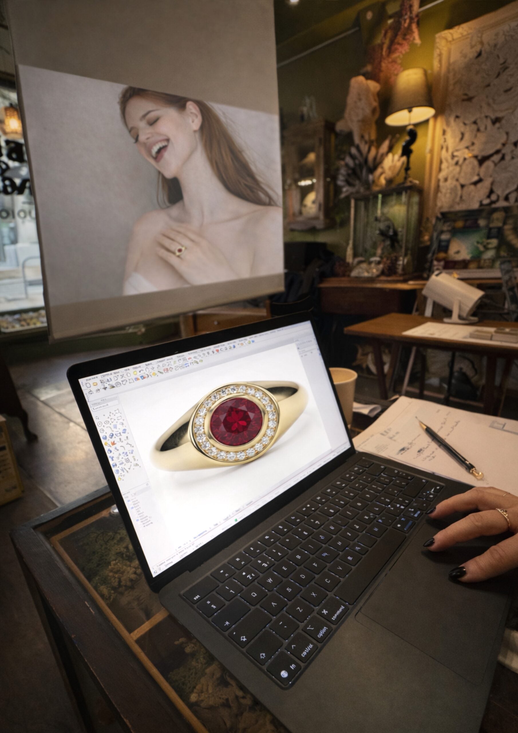 AI Jewellery Visualisation Workshop | Illustrated Academy Brighton