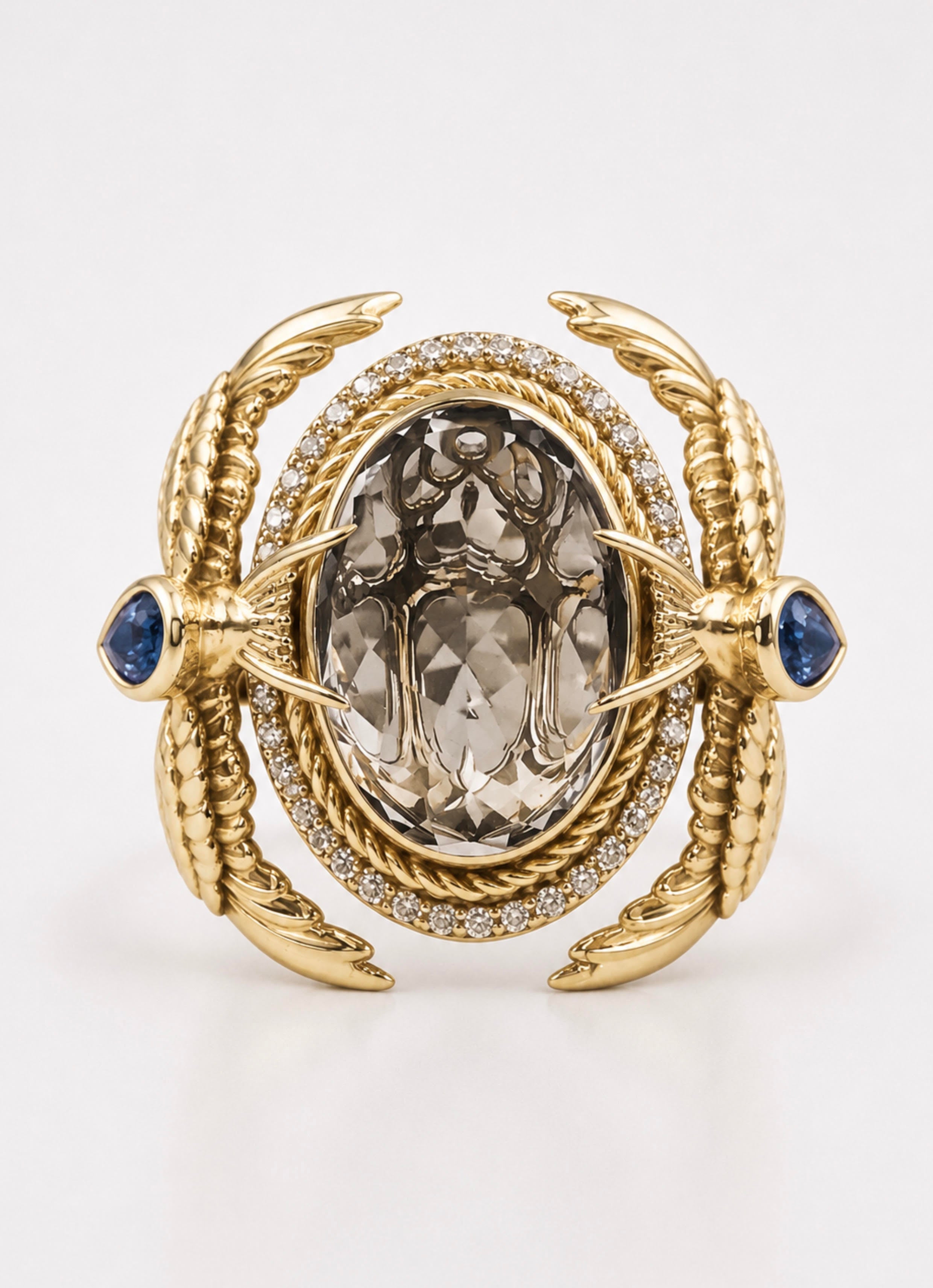 Lost at Sea Gemstone Cocktail Ring - Single Gold