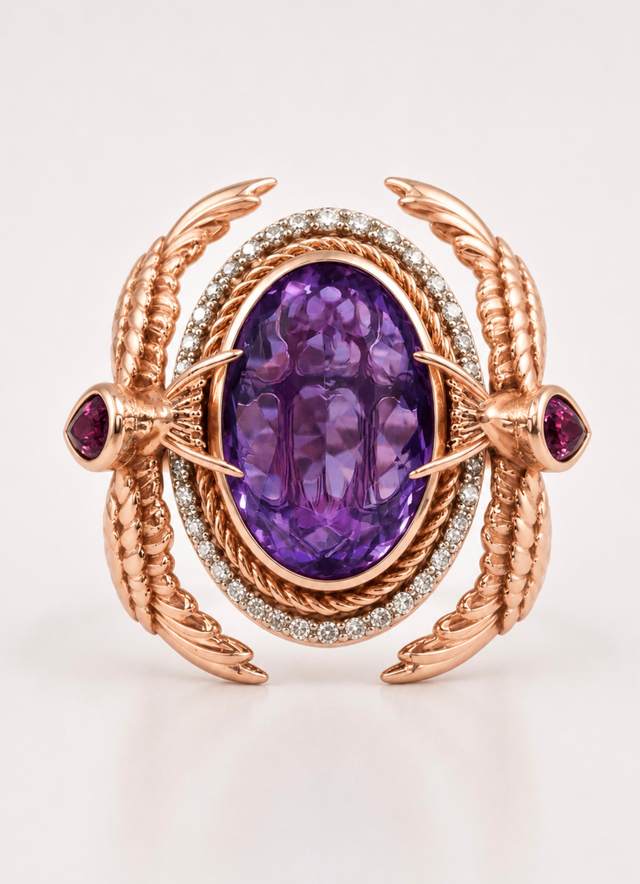 Lost at Sea Gemstone Cocktail Ring - Single Gold