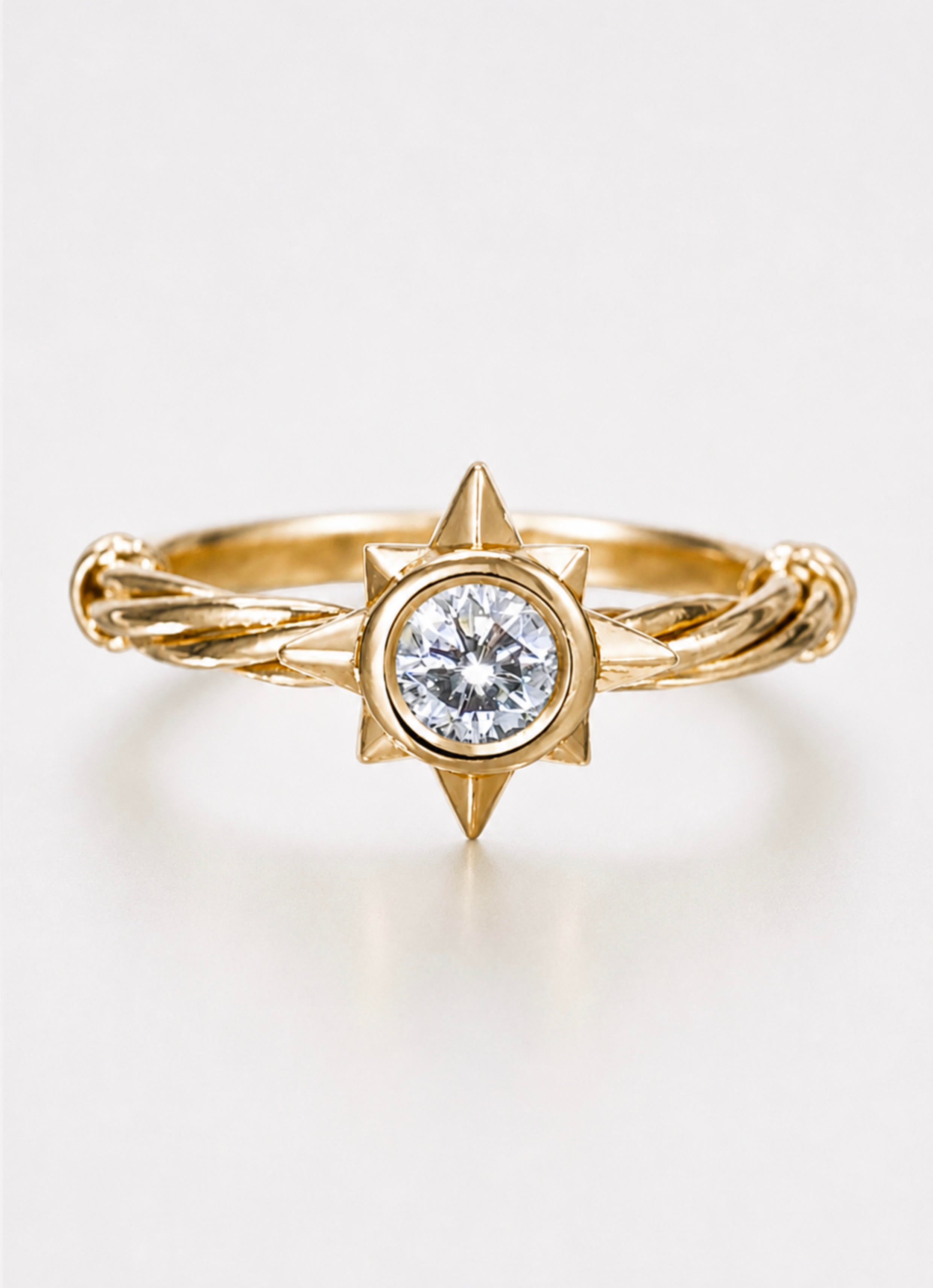 Nautical Star Diamond Ring
