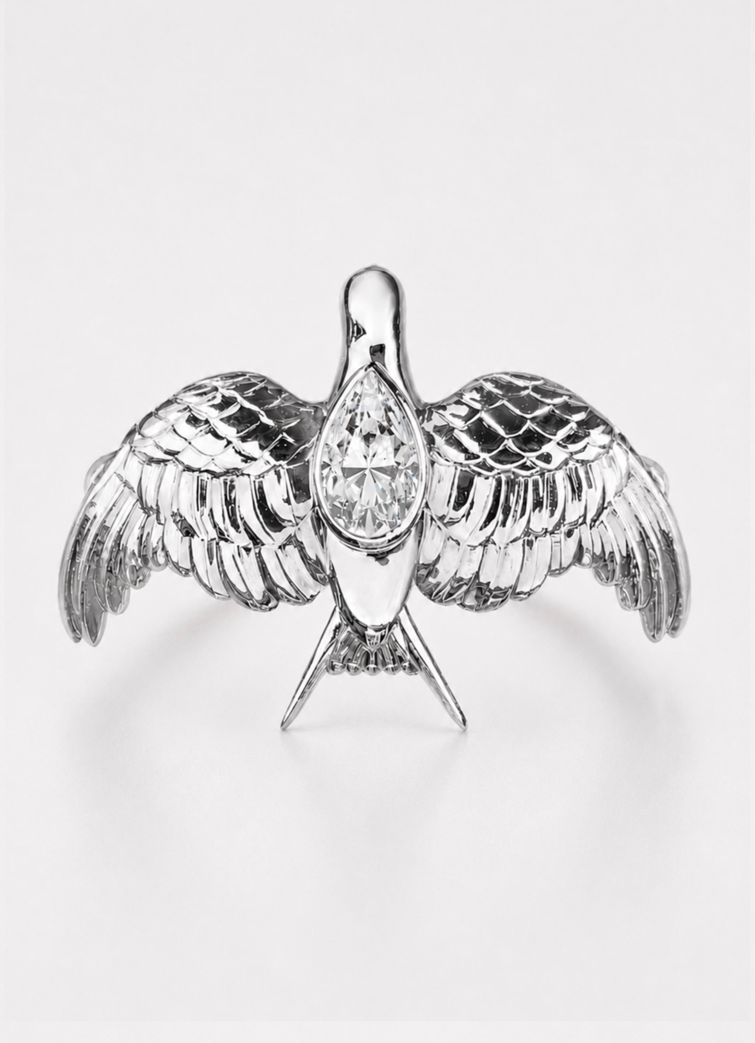 Lost at Sea Swallow Diamond Ring