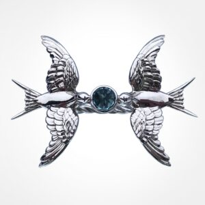 “Ascension Ring” White Gold (mirror finish)