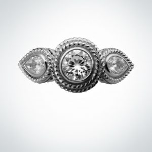 infinity diamond ring
