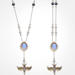 cosmic universe pedulum necklace