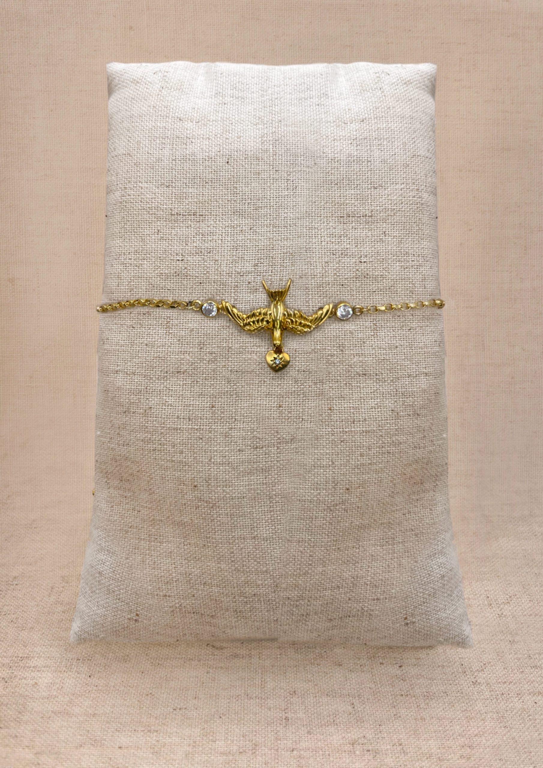 gold swallow bracelet